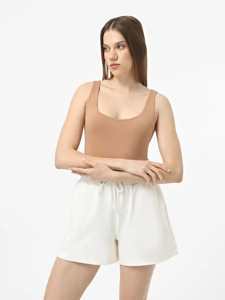 Майка на широких бретелях