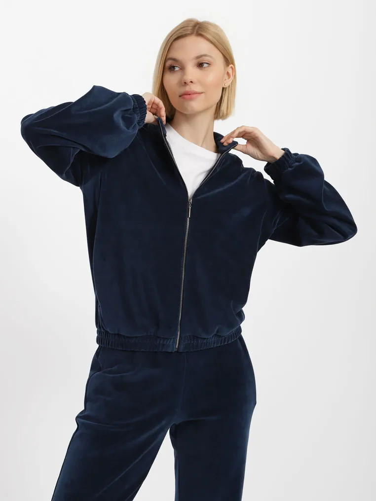 Velor bomber