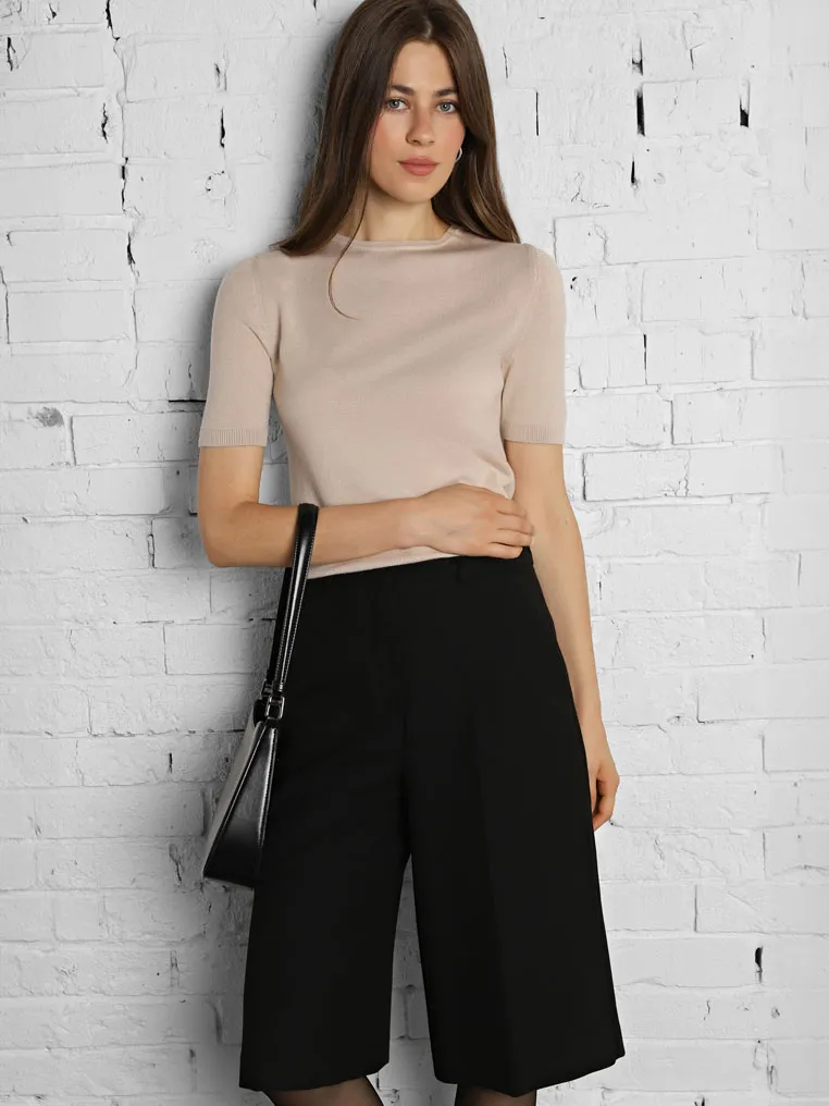 Футболка вязаная